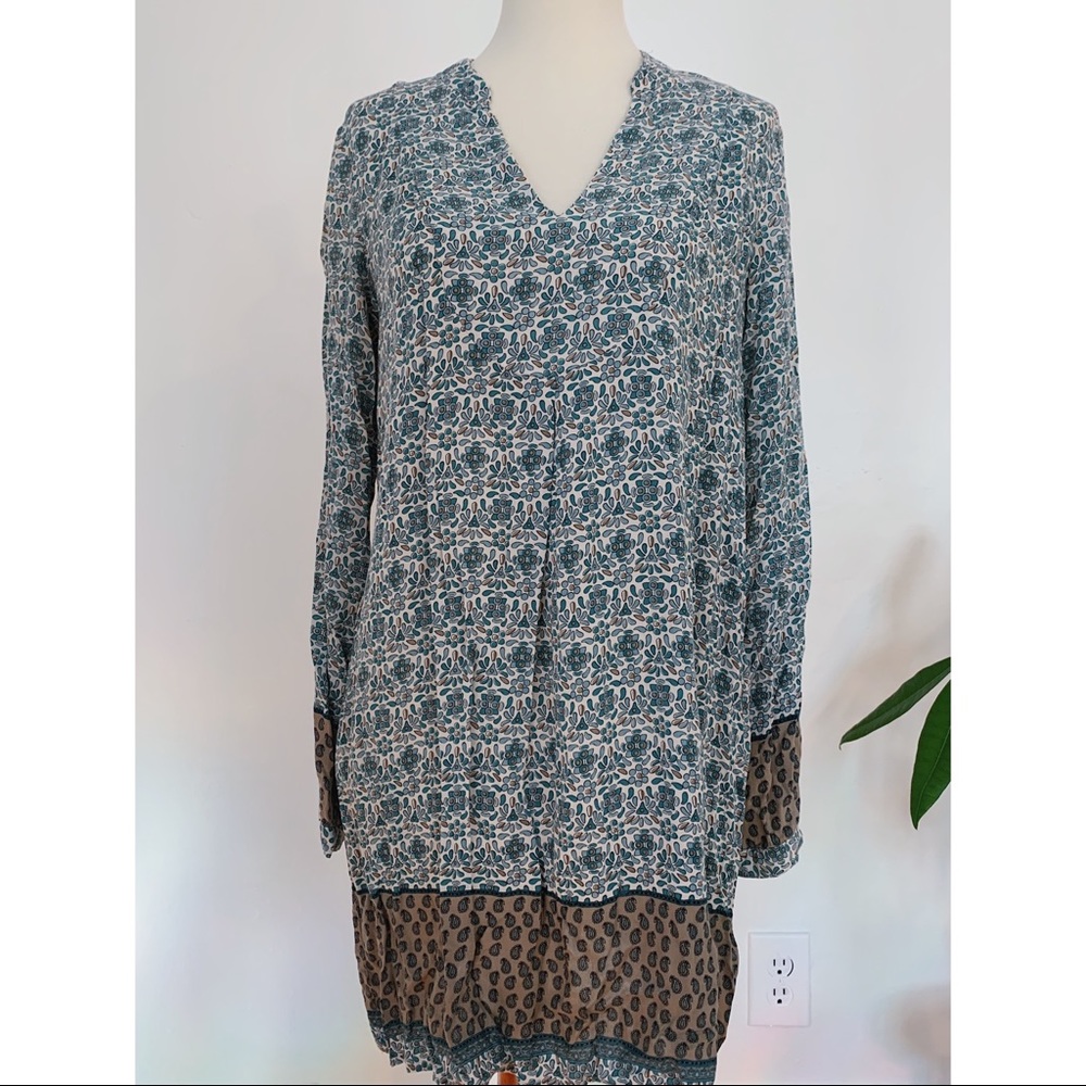 Blue Green Boho Tunic/Dress